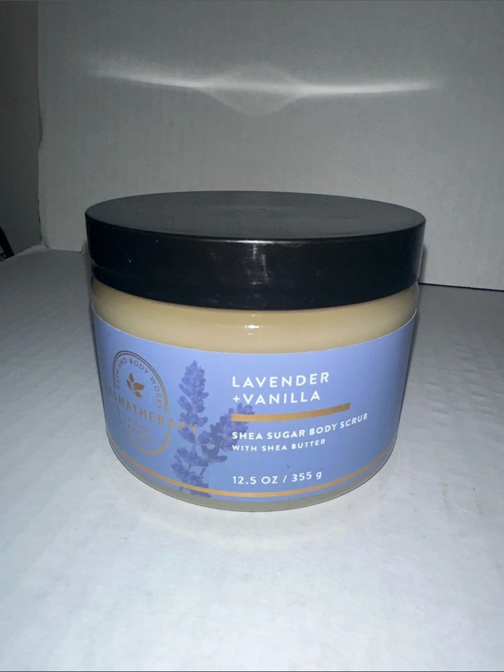 Aromatherapy Lavender & Vanilla Shea Sugar Body Scrub - 12.5 oz